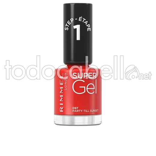 Rimmel London Super Gel Nail Polish ref 97-party Till Sunset 12 Ml