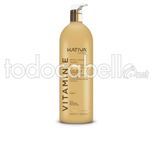 Kativa Vitamina E  Biotina & Bamboo Conditioner 1000 Ml