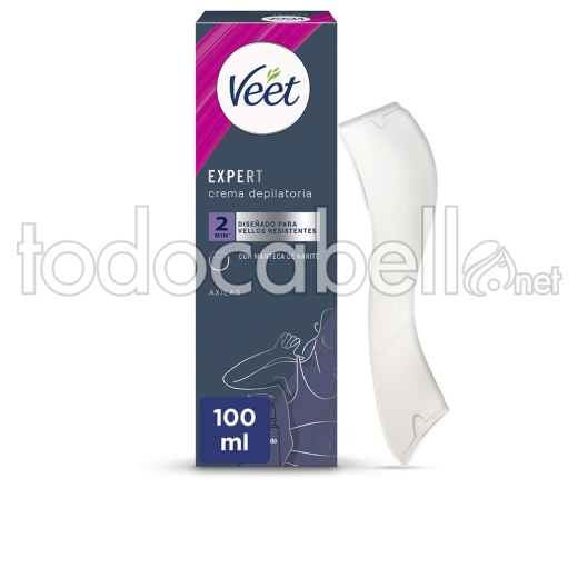 Veet Bikini & Axilas Crema Depilatoria Zonas Sensibles Roll-on 100 Ml