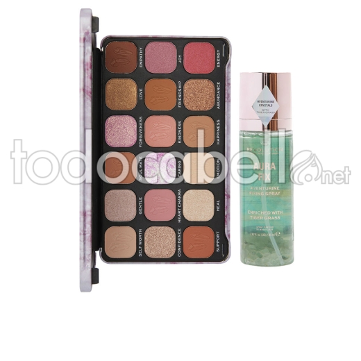 Revolution Make Up Crystal Aura Lote 2 Pz