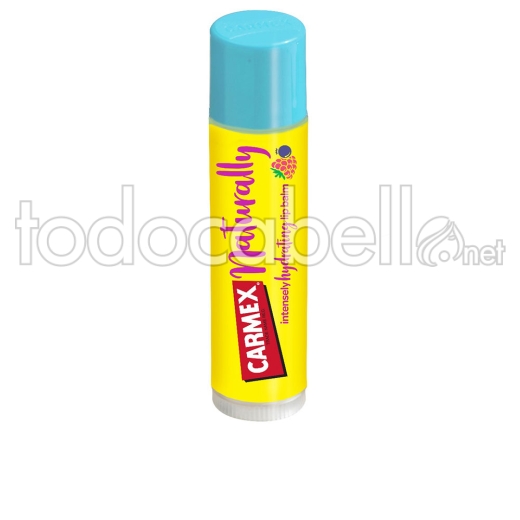 Carmex Naturally Bálsamo Labial Hidratante Stick #frutos Rojos 1 U