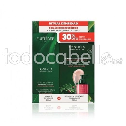 René Furterer Tonucia Natural Filler SET 2 Pz Champú Repulpante 200ml + Macarilla repulpante desenredante 200ml