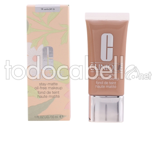 Clinique Stay-matte Oil-free Makeup ref 14-vanilla 30 Ml