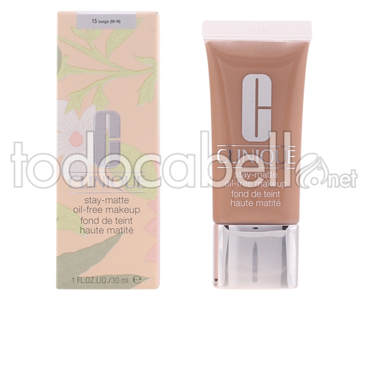 Clinique Stay-matte Oil-free Makeup ref 15-beige 30 Ml