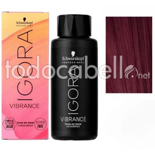 Schwarzkopf Demi-Permanent Dye Igora Vibrance 4-99 mittelbraun intensiv violett 60ml