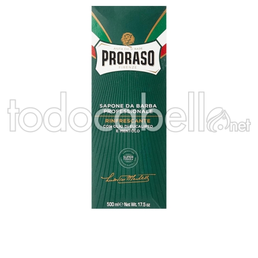 Proraso Profesional Crema De Afeitado Eucalipto-mentol 500 Ml