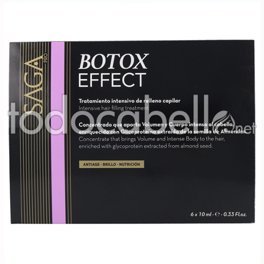 Saga Pro Botox Effekt Volumen und Körperbehandlung 6x10ml