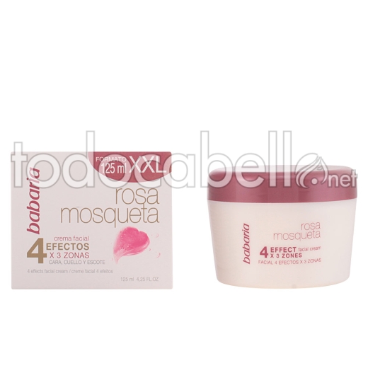 Babaria Rosa Mosqueta Crema Facial 4 Efectos 125 Ml