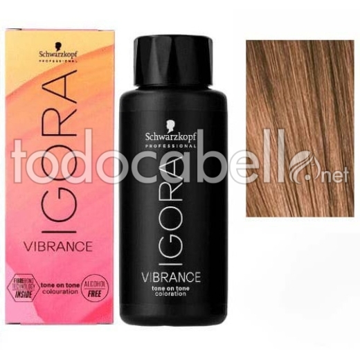 Schwarzkopf Demi-Permanent Dye Igora Vibrance 7-65 Blondes goldenes schokoladenbraunes 60ml