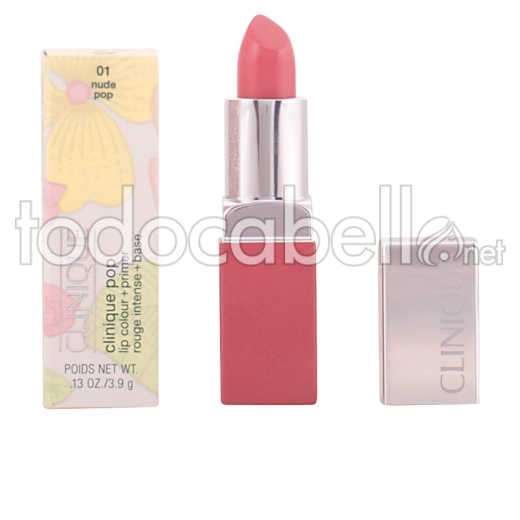 Clinique Pop Lip Colour + Primer ref 01-nude Pop 3,9 Gr