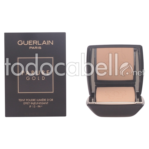 Guerlain Parure Gold Fond De Teint Compact ref 02-beige Clair 10 Gr