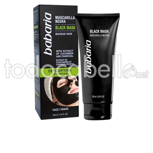 Babaria Mascarilla Negra Detoxifying Facial 100 Ml