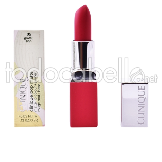 Clinique Pop Matte Lip Color + Primer ref 05-graffiti Pop 3,9 Gr