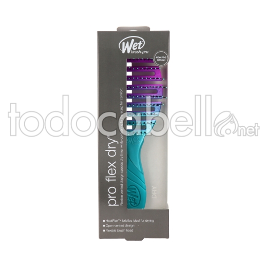 Wet Brush Pro Cepillo Pro Flex Dry Teal Ombre