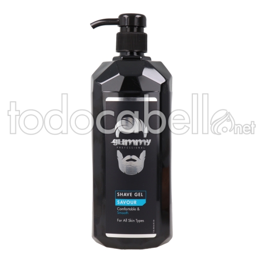 Gummy Shave Savour With Pump Gel 1000 Ml