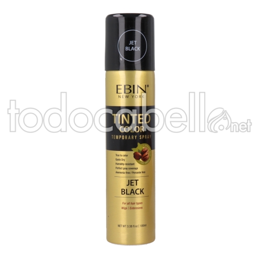 Ebin New York Tinted Color Jet Black Spray 100 Ml