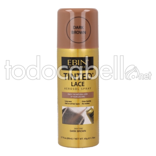 Ebin New York Tinted Lace Dark Brown Spray 80 Ml