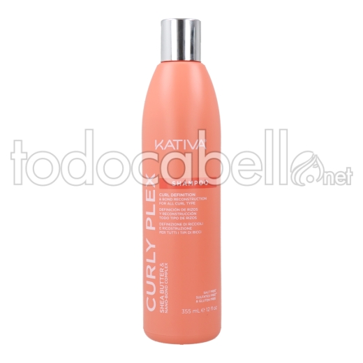 Kativa Curly Plex Champú 355 Ml