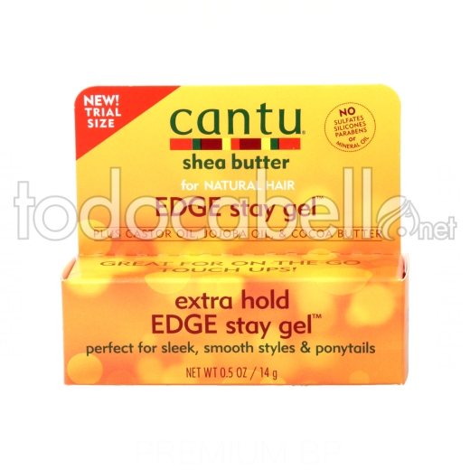 Cantu Shea Butter Natural Hair Extra Hold Edge Stay Gel 14 G