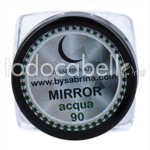 Sabrina Art Deco Mirror Powder Acqua (841)