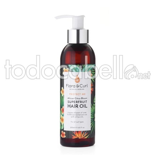 Flora&curl Protect me Aceite African Cítrica Superfruit 200ml