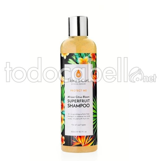 Flora&curl Protect me Champú African Cítrica Superfruit 300ml