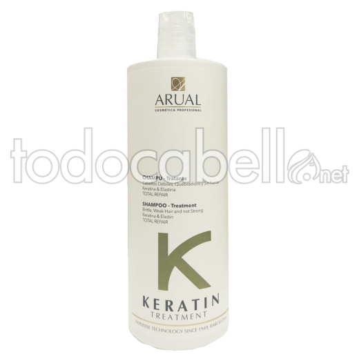 Arual Shampoo mit tratante Keratina und Elastin 1000ml