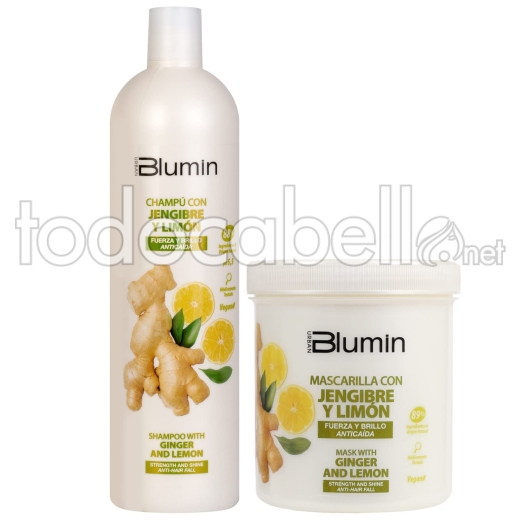 Blumin champu y mascarilla  Jengibre y limón