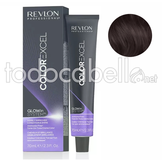 Revlon Dye Revlonissimo Color Excel 4.42 Medium Brown Irised Brown 70ml