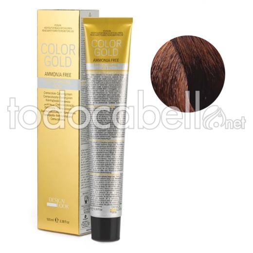 Design Look Color Gold 7.34 Rubio Medio Dorado Cobre 100ml