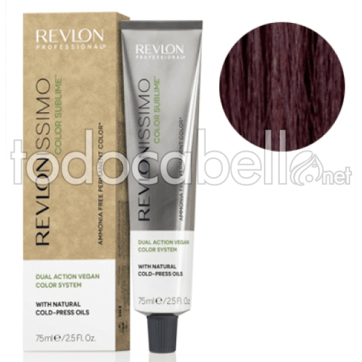 Revlon Tinte Revlonissimo Color SUBLIME VEGANO 4.65 Castaño medio Rojo Caoba "Sin Amoniaco" 75ml