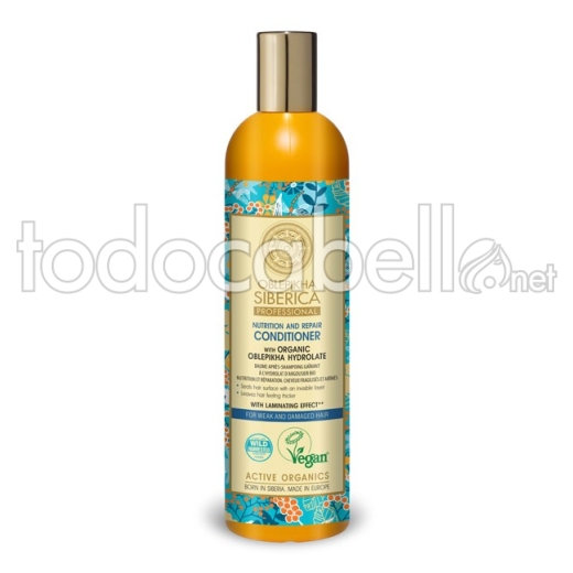 Natura Siberica Acondicionador Nutrición y Reparación 400ml