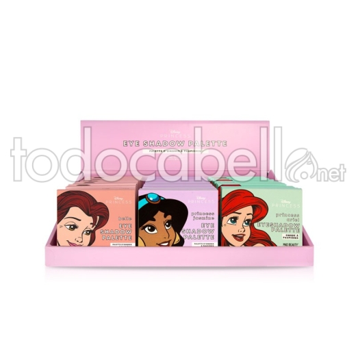 Mad Beauty Disney Pop Princess Expositor 24 Mini Paletas Eye Shadow