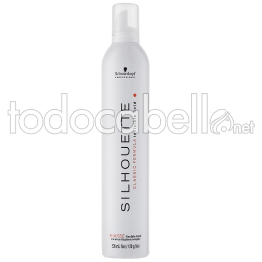 Schwarz Silhouette Mousse pur.  Flexible Foam 500ml Fixation.