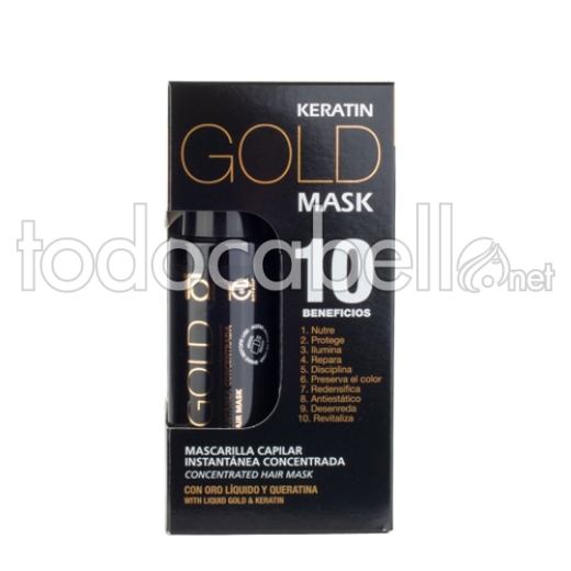 Tahe Keratin Goldmaske.  Die 10 wichtigsten Vorteile Maske 125ml