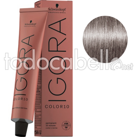 Schwarzkopf Tinte Igora COLOR10 Rubio Muy Claro Ceniza Humo