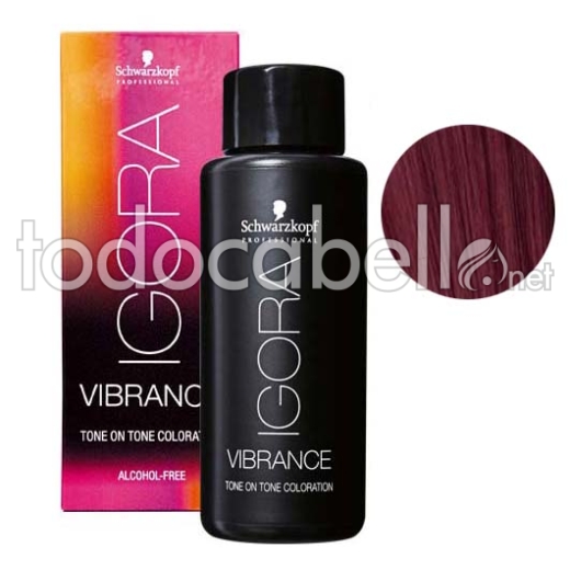 Schwarzkopf Demi-Permanent Dye Igora Vibrance 4-99 mittelbraun intensiv violett 60ml