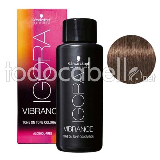 Schwarzkopf Demi-Permanent Dye Igora Vibrance 6-46 blondes dunkelbeiges braunes 60ml