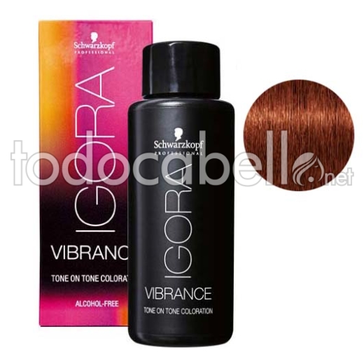 Schwarzkopf Demi-Permanent Dye Igora Vibrance 6-78  blondes dunkelrotes Kupfer 60ml