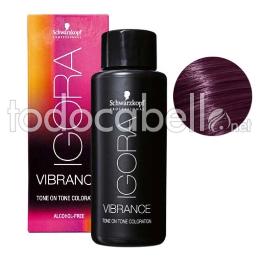 Schwarzkopf Demi-Permanent Dye Igora Vibrance 6-99  blondes dunkelrotes Kupfer 60ml