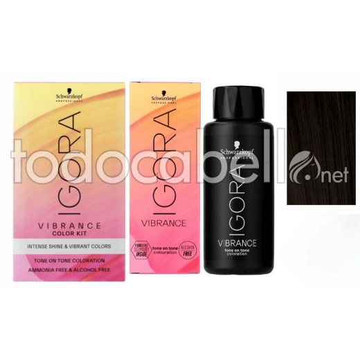 Schwarzkopf Demi-Permanent Dye Igora Vibrance 1-0 schwarz 60ml