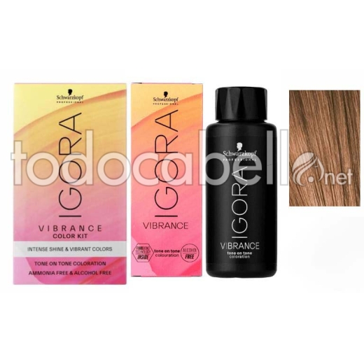 Schwarzkopf Demi-Permanent Dye Igora Vibrance 7-65 Blondes goldenes schokoladenbraunes 60ml