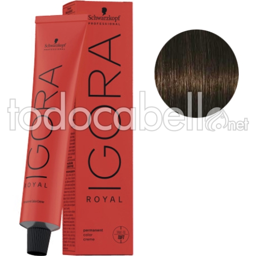 Schwarzkopf Tinte Igora Royal Castaño Medio Marrón Mate