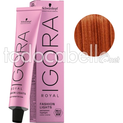 Schwarkopf Tinte Igora Royal Fashion Lights Cobrizo