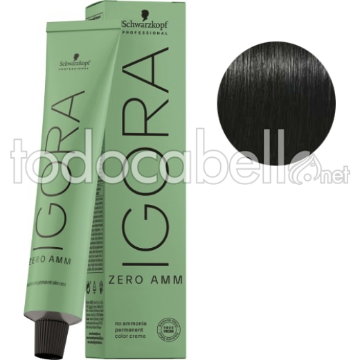 Schwarzkopf Igora ZERO AMM Farbstoff ohne Ammoniak  3-0    60ml