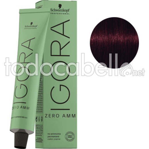 Schwarzkopf Igora ZERO AMM Farbstoff ohne Ammoniak  4-99  60ml