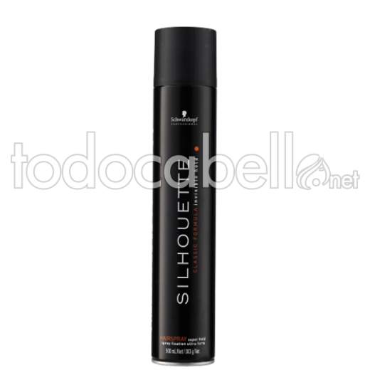 Schwarzkopf Silhouette Hairspray pur.  Extra Strong Hold-Hair Spray 500ml