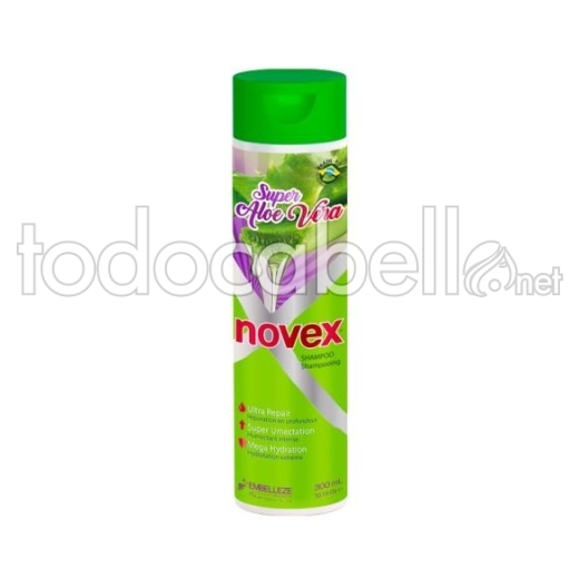 Novex Super Aloe Vera Champú Beschädigtes Haarshampoo 300ml