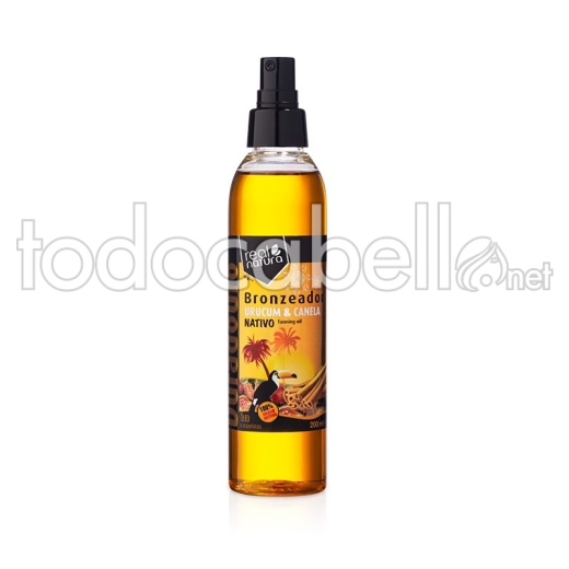 Real Natura Urucum Aceite Bronceador Canela 200ml