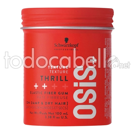 Schwarzkopf NEW Osis + Thrill faserige Rubber 100ml.